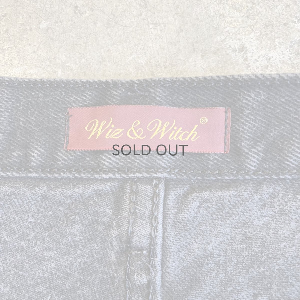 画像11: 【Wiz&Witch】"WEIRD" FUTURE WRAP DENIM PANTS / FREE (11)