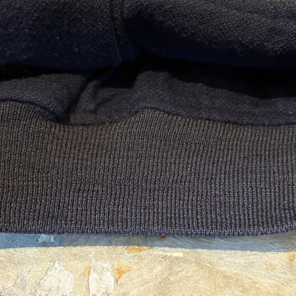 画像8: 【ALPHA】HI-NECK ZIP UP COTTON JACKET / Mens L / MADE IN USA (8)