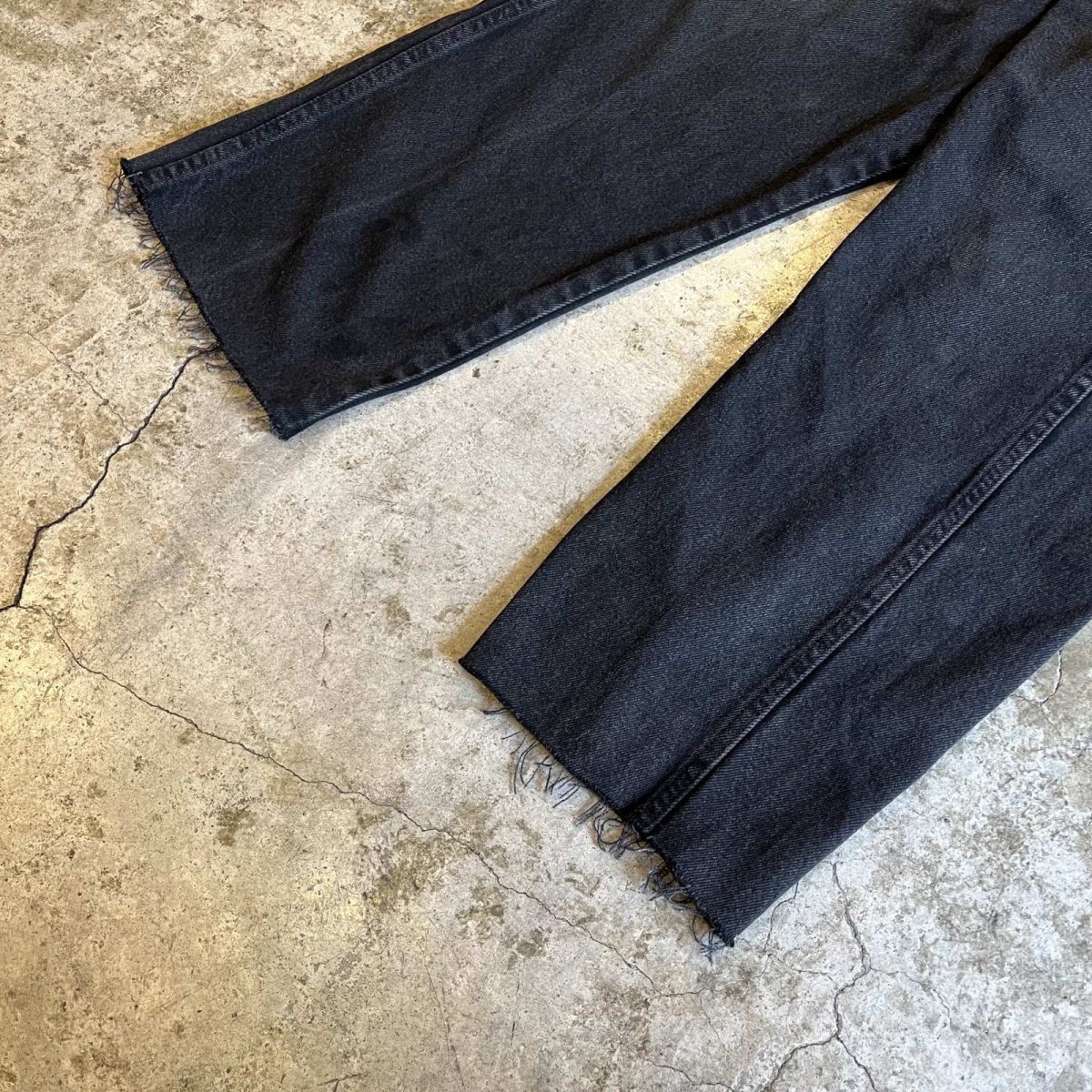 画像4: 【Wiz&Witch】"WEIRD" FUTURE WRAP DENIM PANTS / FREE (4)