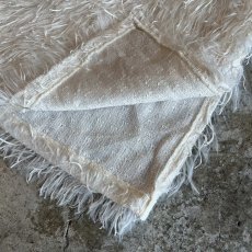 画像5: WHITE COLOR ALL OVER SAGGY DESIGN LONG VEST / Ladies M (5)