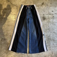 画像1: 【Wiz&Witch】"UNITED" SPORTY DENIM PANTS / OS (1)