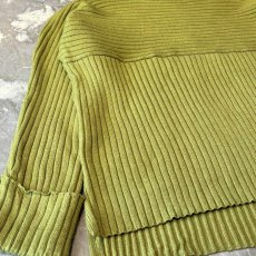 画像5: MOCK NECK COLOR RIB SWITDHED L/S TOPS / Mens M~L (5)