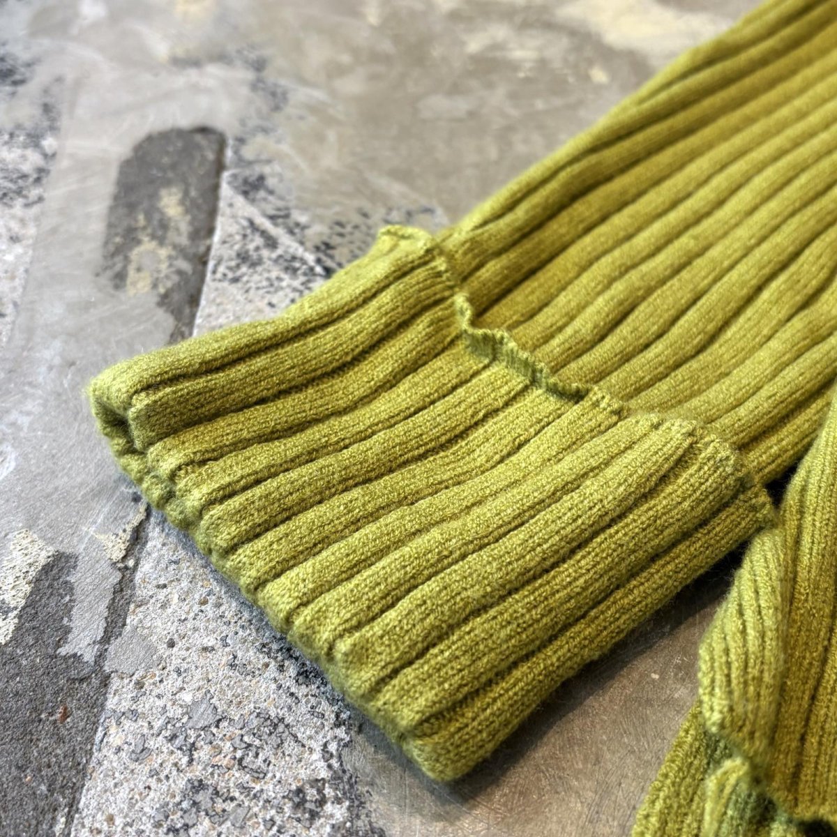 画像7: MOCK NECK COLOR RIB SWITDHED L/S TOPS / Mens M~L (7)