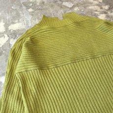 画像9: MOCK NECK COLOR RIB SWITDHED L/S TOPS / Mens M~L (9)