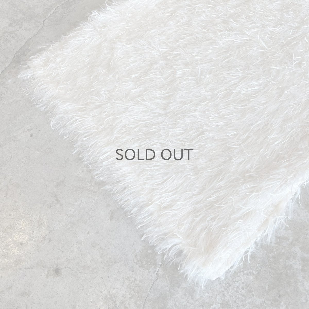 画像4: WHITE COLOR ALL OVER SAGGY DESIGN LONG VEST / Ladies M (4)