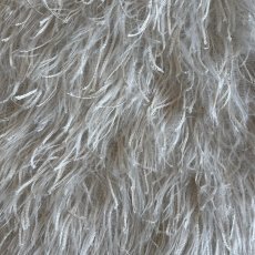 画像10: WHITE COLOR ALL OVER SAGGY DESIGN LONG VEST / Ladies M (10)