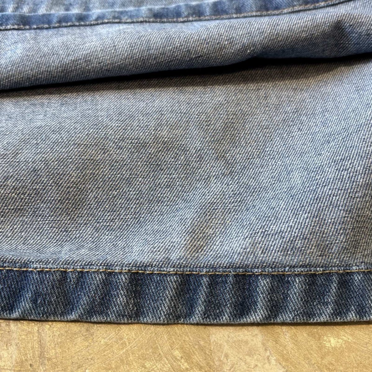 画像8: PULLOVER STYLE HOODIE DENIM JACKET / Mens L (8)