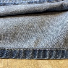 画像8: PULLOVER STYLE HOODIE DENIM JACKET / Mens L (8)