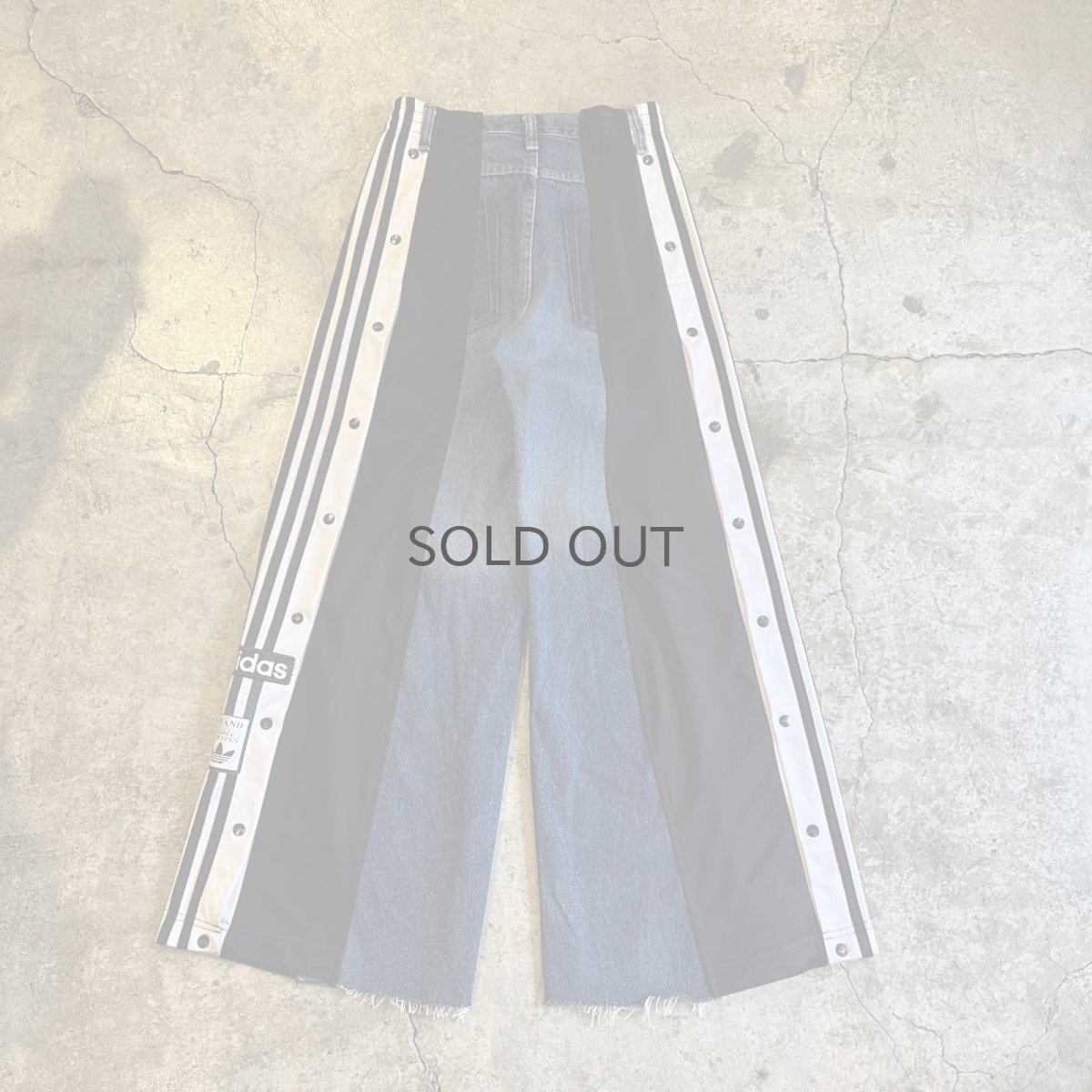 画像2: 【Wiz&Witch】"UNITED" SPORTY DENIM PANTS / OS (2)