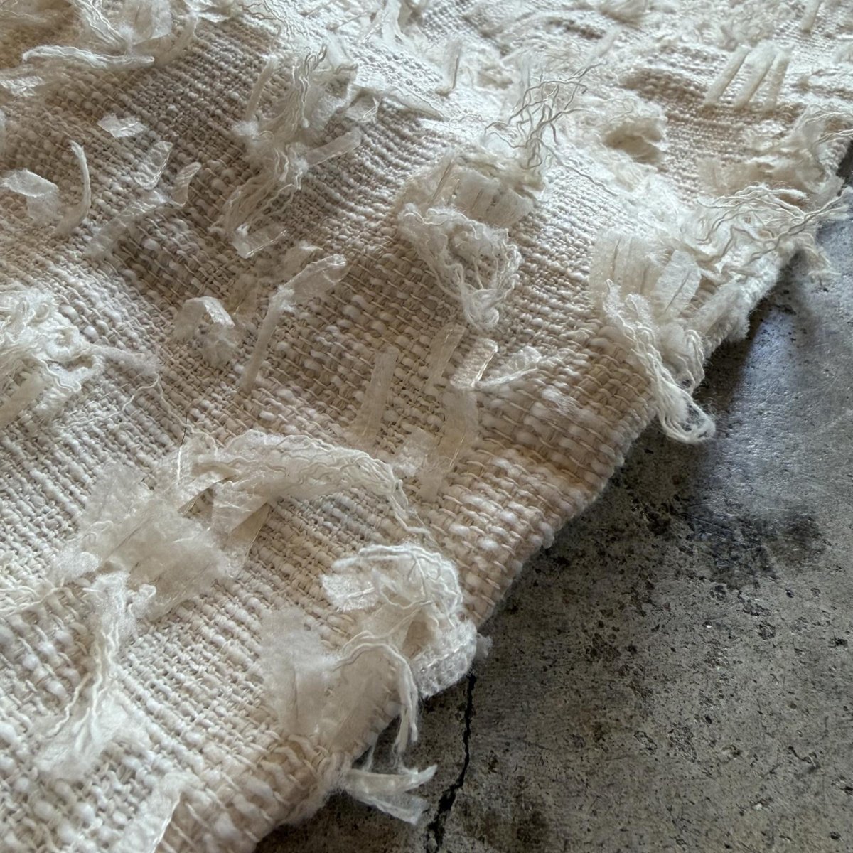 画像10: WHITE COLOR POINT FRINGE PATTERN DESIGN SKIRT / W26~W30 (10)