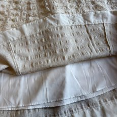 画像7: WHITE COLOR POINT FRINGE PATTERN DESIGN SKIRT / W26~W30 (7)