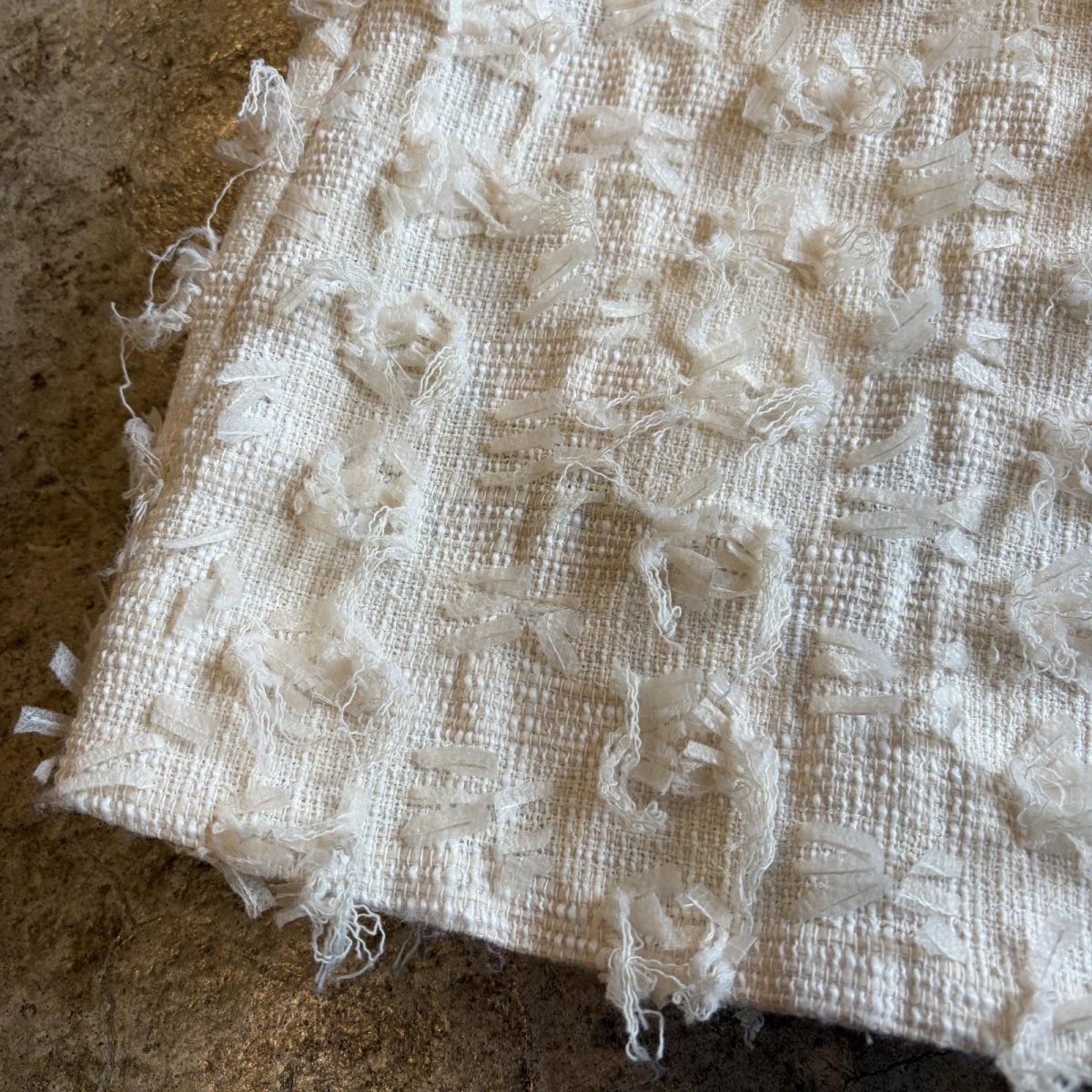 画像5: WHITE COLOR POINT FRINGE PATTERN DESIGN SKIRT / W26~W30 (5)