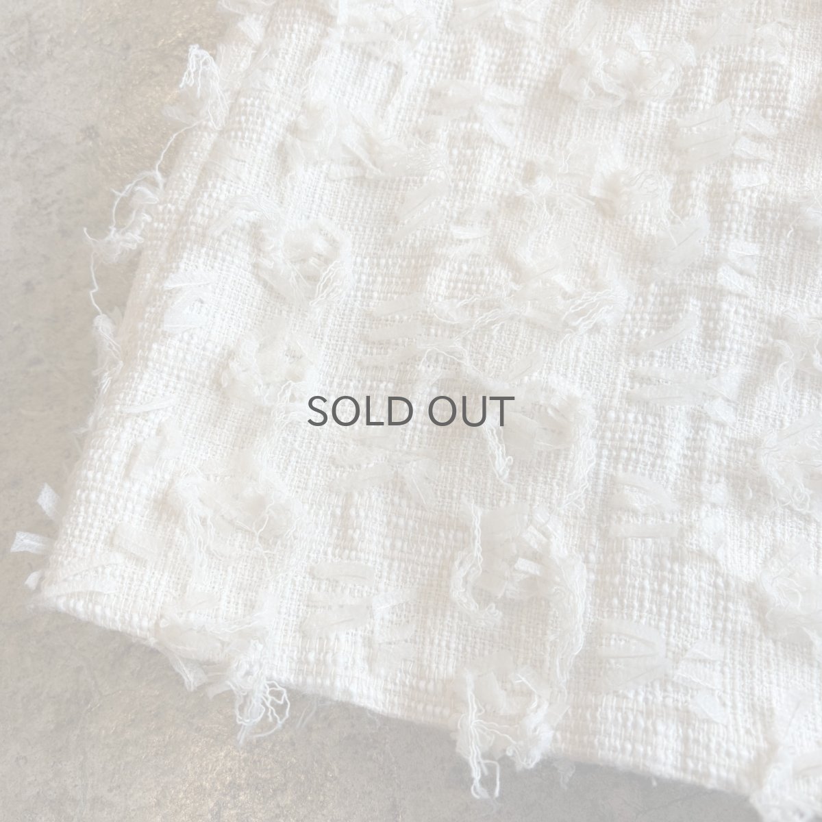 画像5: WHITE COLOR POINT FRINGE PATTERN DESIGN SKIRT / W26~W30 (5)