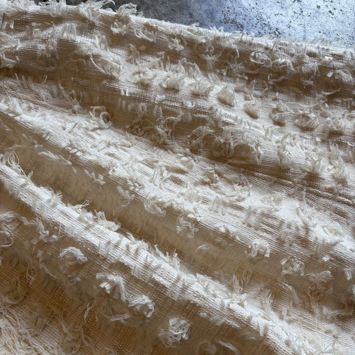 画像9: WHITE COLOR POINT FRINGE PATTERN DESIGN SKIRT / W26~W30 (9)