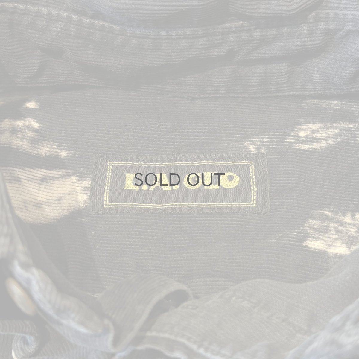 画像10: MONOCHROME BLEACHED PATTERN CORDUROY L/S SHIRT / Mens XL (10)