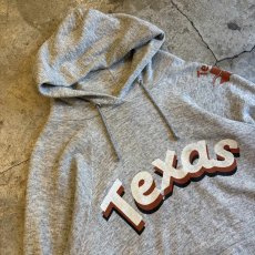 画像3: 80's "Texas" LOGO PRINT DESIGN SWEAT HOODIE / Ladies M / MADE IN USA (3)