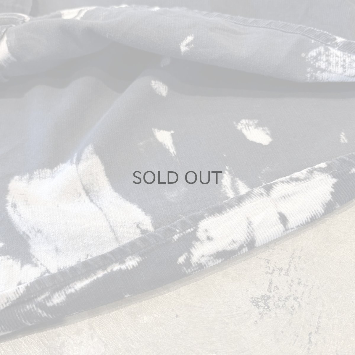 画像8: MONOCHROME BLEACHED PATTERN CORDUROY L/S SHIRT / Mens XL (8)