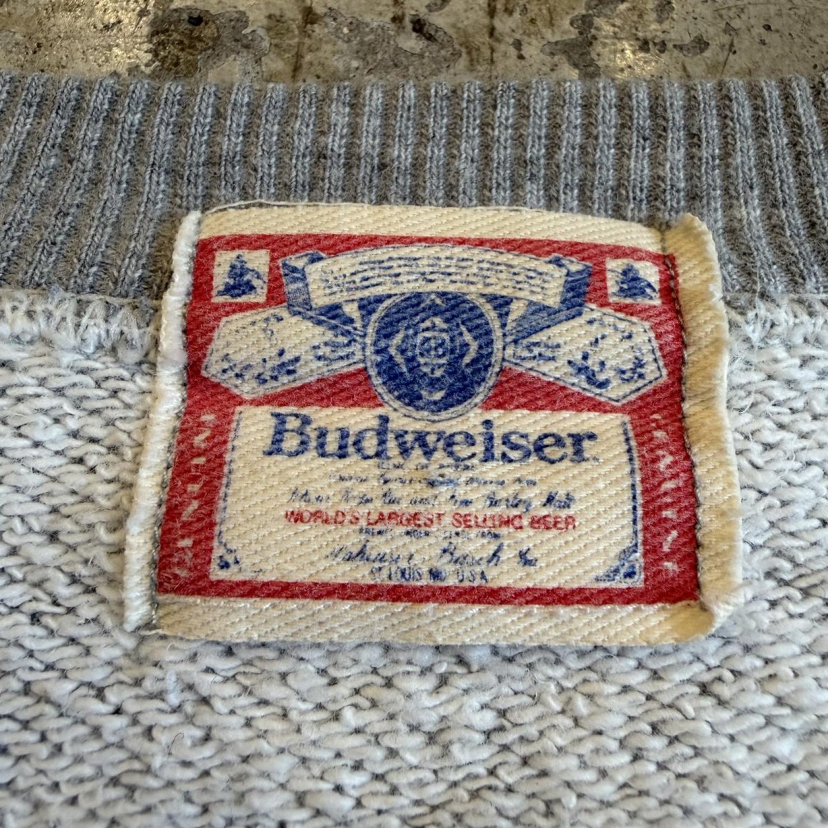 画像10: "BUDWEISER" PUFF INK LOGO PRINTED L/S SWEAT / Ladies L (10)