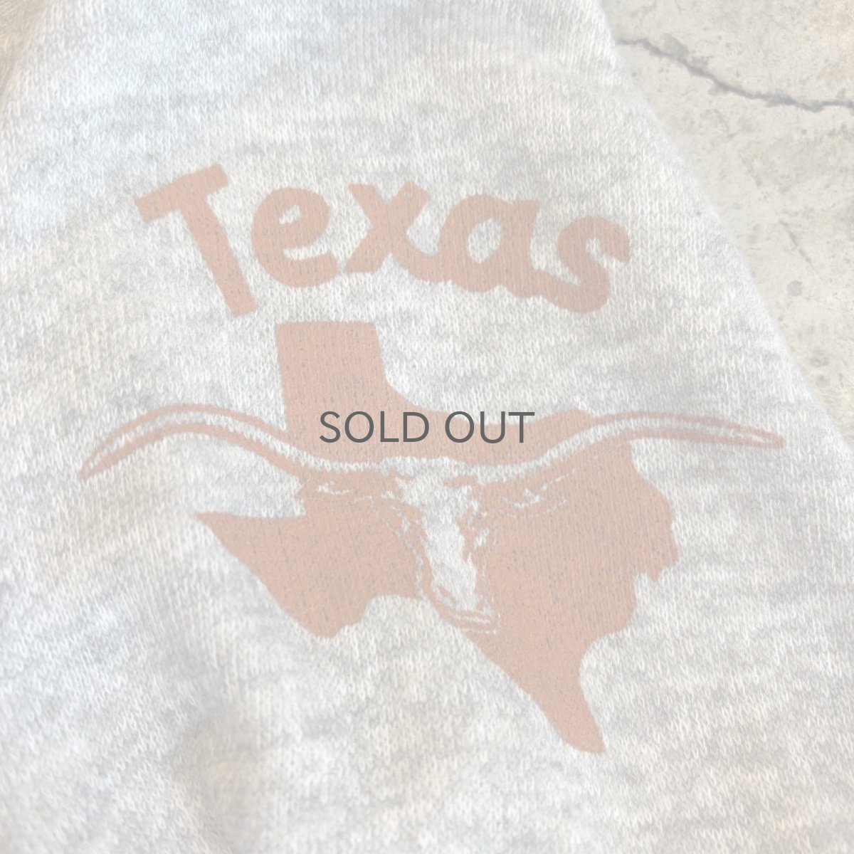 画像8: 80's "Texas" LOGO PRINT DESIGN SWEAT HOODIE / Ladies M / MADE IN USA (8)