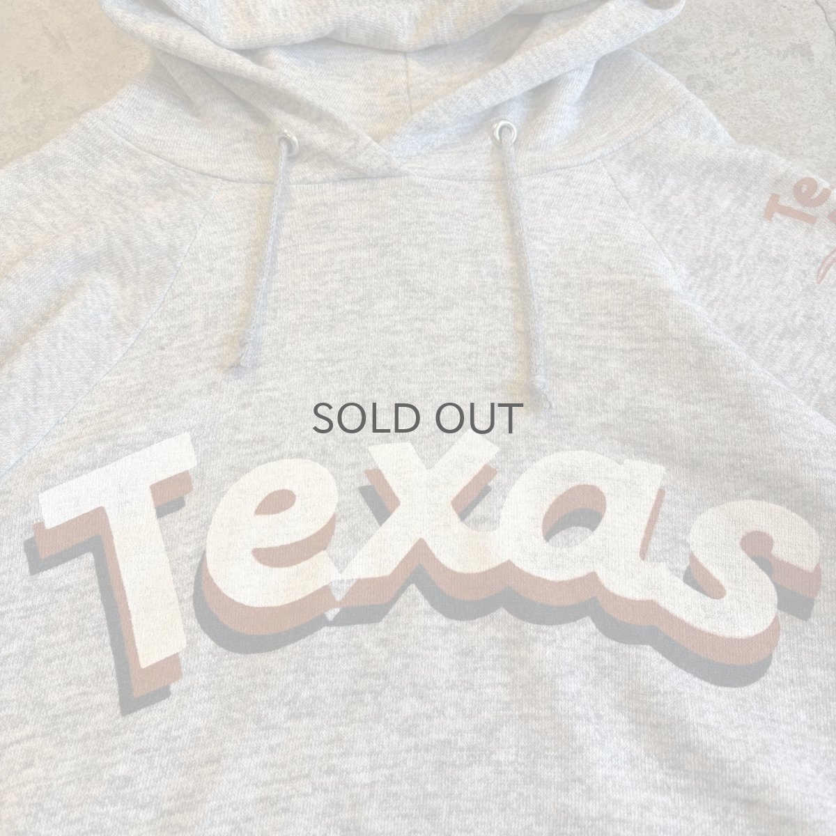 画像4: 80's "Texas" LOGO PRINT DESIGN SWEAT HOODIE / Ladies M / MADE IN USA (4)