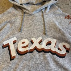 画像4: 80's "Texas" LOGO PRINT DESIGN SWEAT HOODIE / Ladies M / MADE IN USA (4)