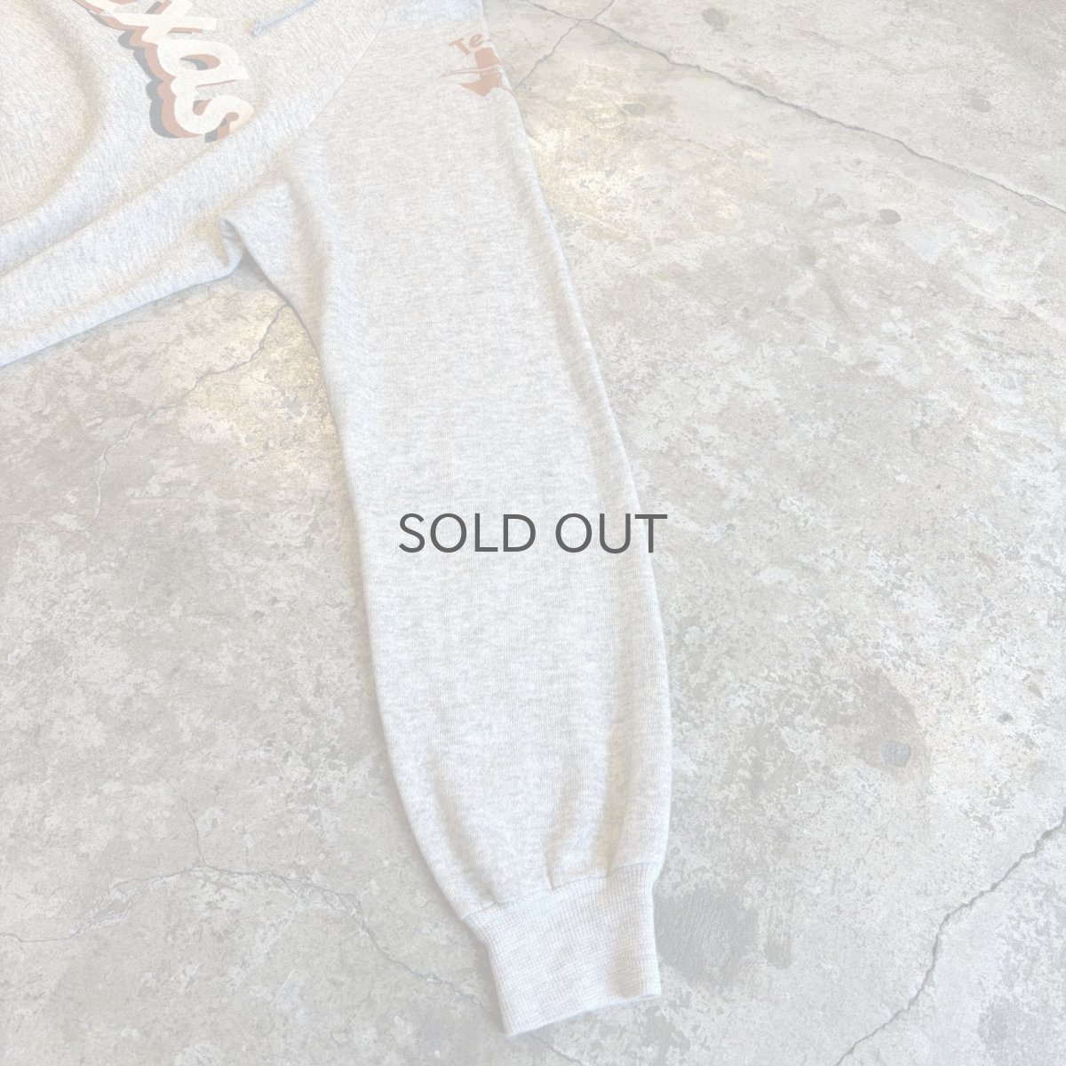 画像7: 80's "Texas" LOGO PRINT DESIGN SWEAT HOODIE / Ladies M / MADE IN USA (7)