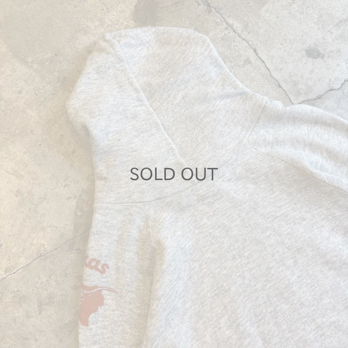 画像10: 80's "Texas" LOGO PRINT DESIGN SWEAT HOODIE / Ladies M / MADE IN USA (10)