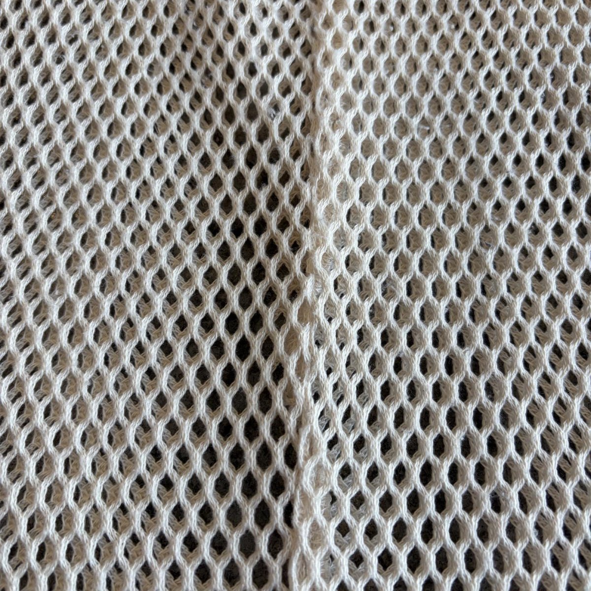 画像9: IVORY COLOR MESH DESIGN BACK SLIT LONG SKIRT / W26~W39 (9)