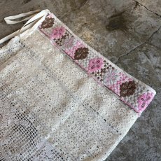 画像3: 【Wiz&Witch】"WANDERER" VINTAGE LACE MIX WRAP SKIRT / FREE (3)