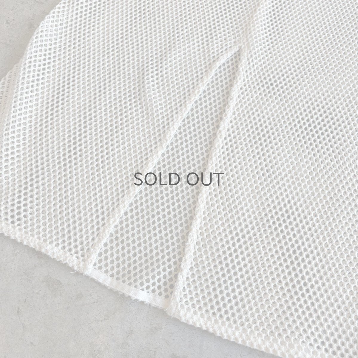 画像7: IVORY COLOR MESH DESIGN BACK SLIT LONG SKIRT / W26~W39 (7)