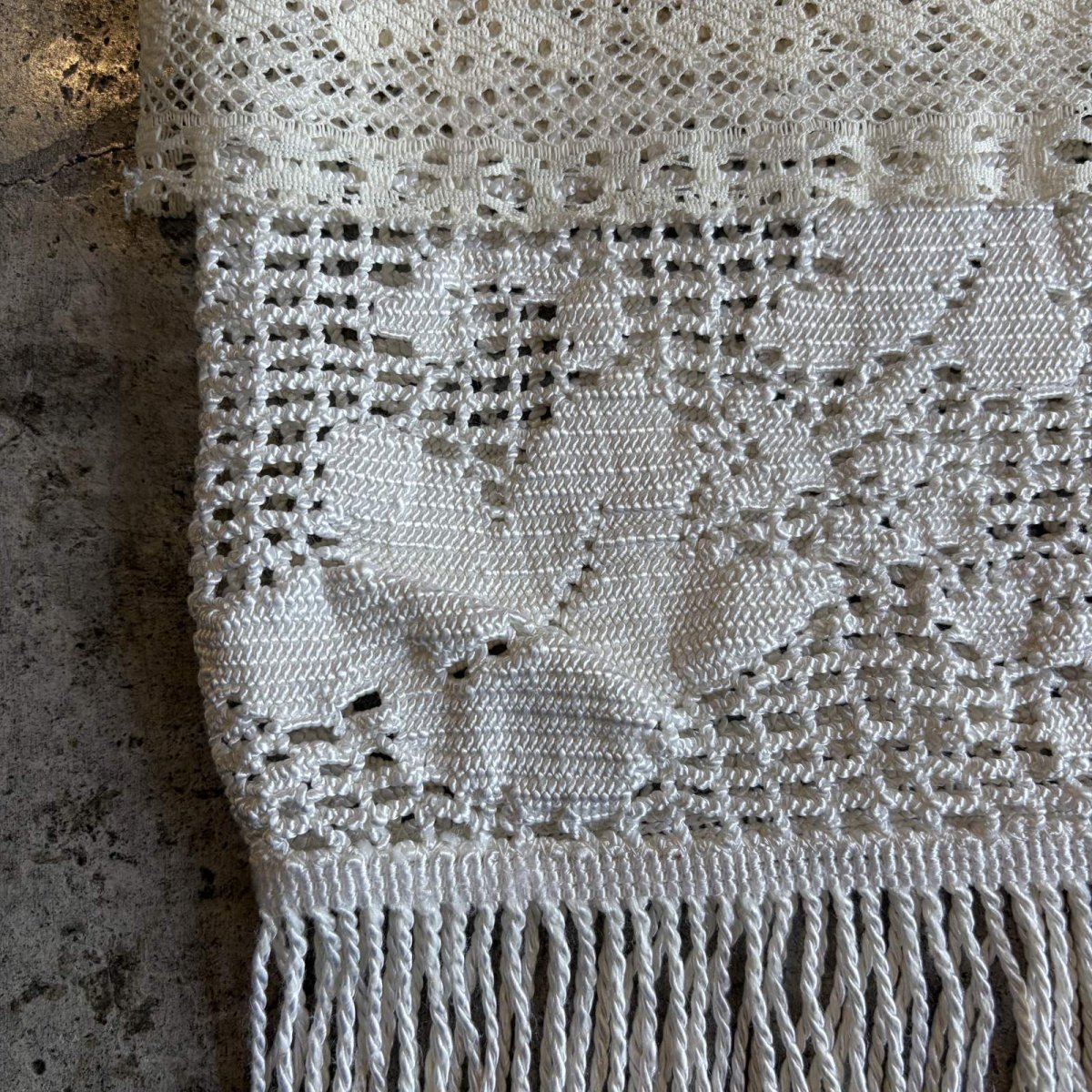 画像10: 【Wiz&Witch】"WANDERER" VINTAGE LACE MIX WRAP SKIRT / FREE (10)