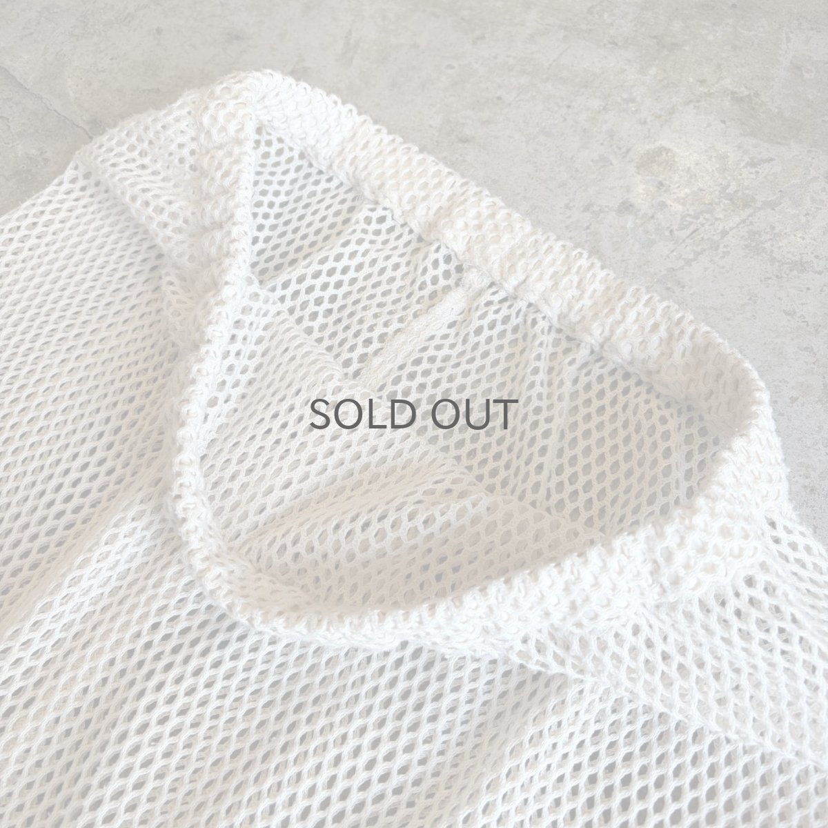 画像6: IVORY COLOR MESH DESIGN BACK SLIT LONG SKIRT / W26~W39 (6)