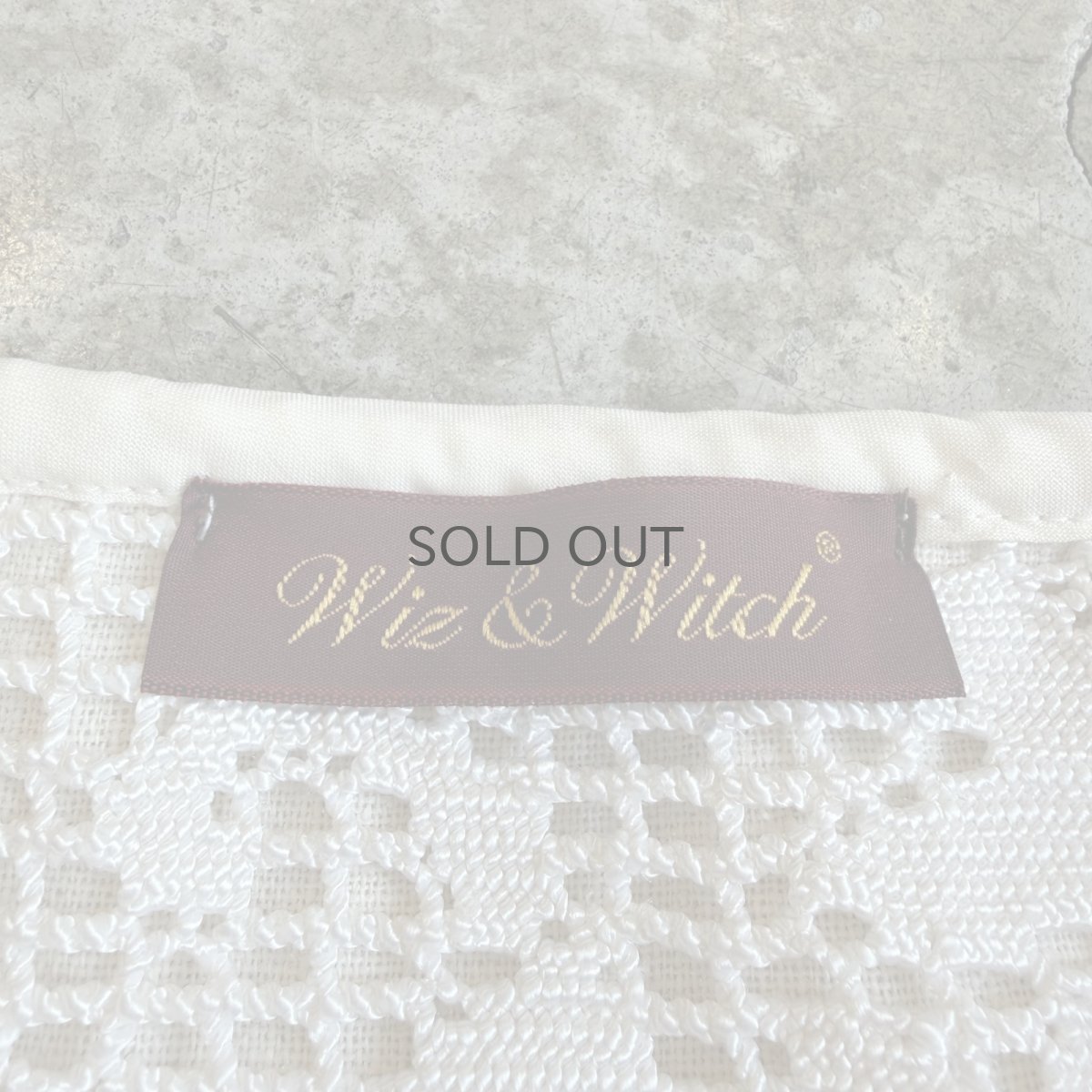 画像11: 【Wiz&Witch】"WANDERER" VINTAGE LACE MIX WRAP SKIRT / FREE (11)