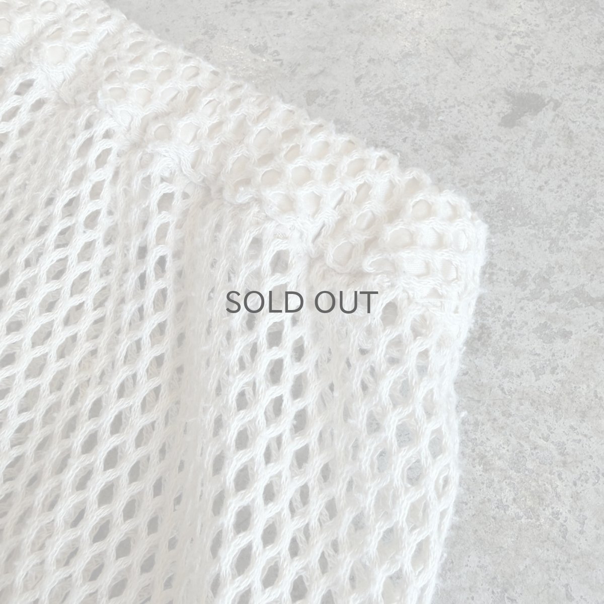 画像5: IVORY COLOR MESH DESIGN BACK SLIT LONG SKIRT / W26~W39 (5)