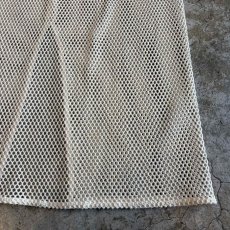 画像4: IVORY COLOR MESH DESIGN BACK SLIT LONG SKIRT / W26~W39 (4)