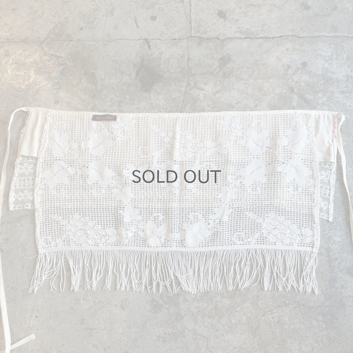 画像6: 【Wiz&Witch】"WANDERER" VINTAGE LACE MIX WRAP SKIRT / FREE (6)