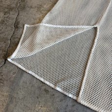 画像8: IVORY COLOR MESH DESIGN BACK SLIT LONG SKIRT / W26~W39 (8)