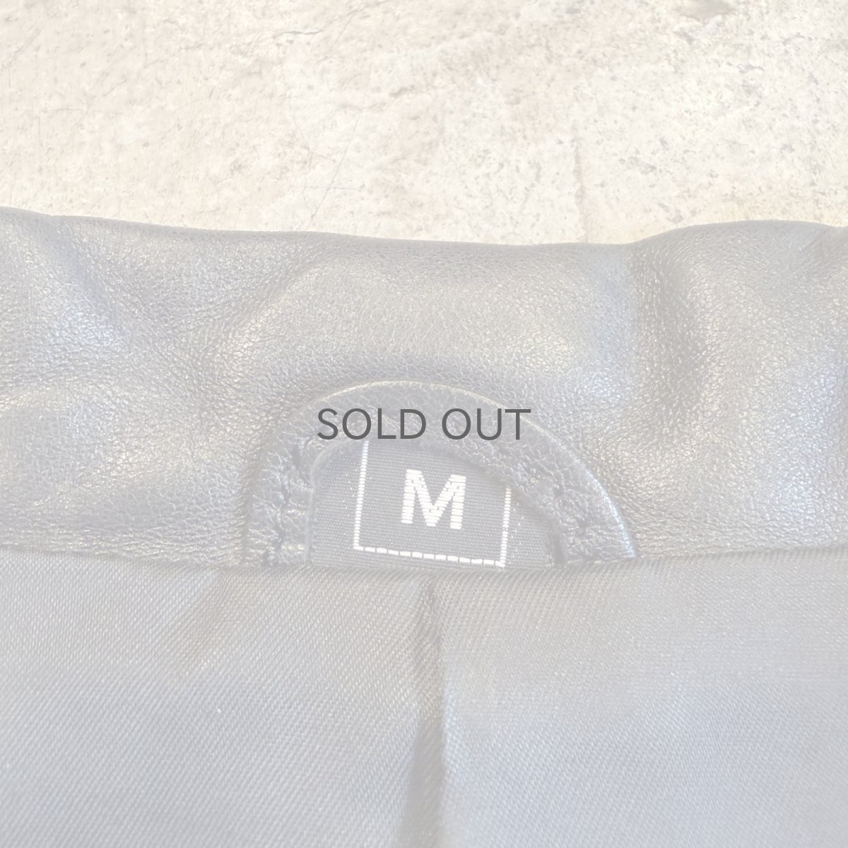 画像11: BLACK COLOR LEATHER DOUBLE DESIGN JACKET / Ladies M(L) (11)