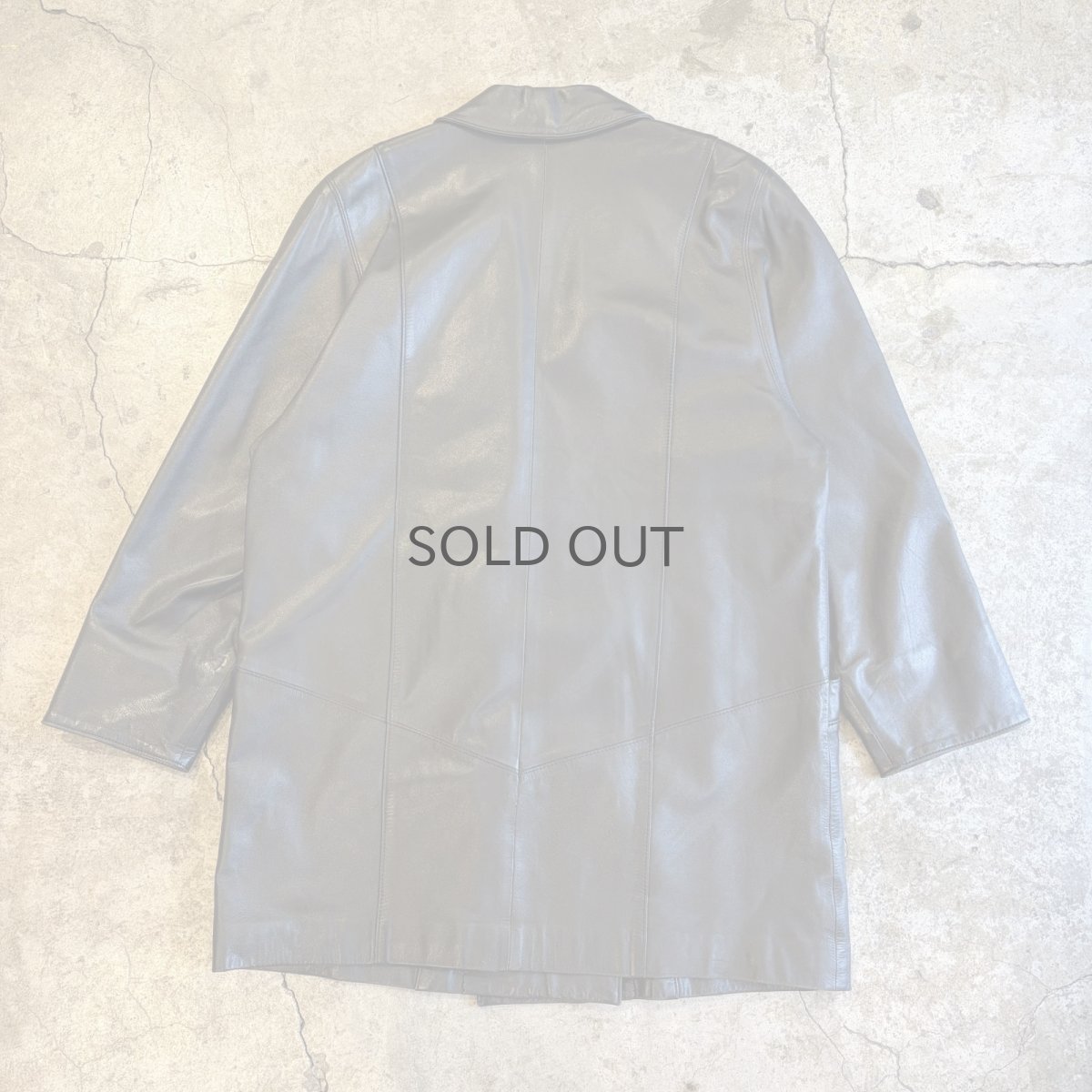 画像2: BLACK COLOR LEATHER DOUBLE DESIGN JACKET / Ladies M(L) (2)