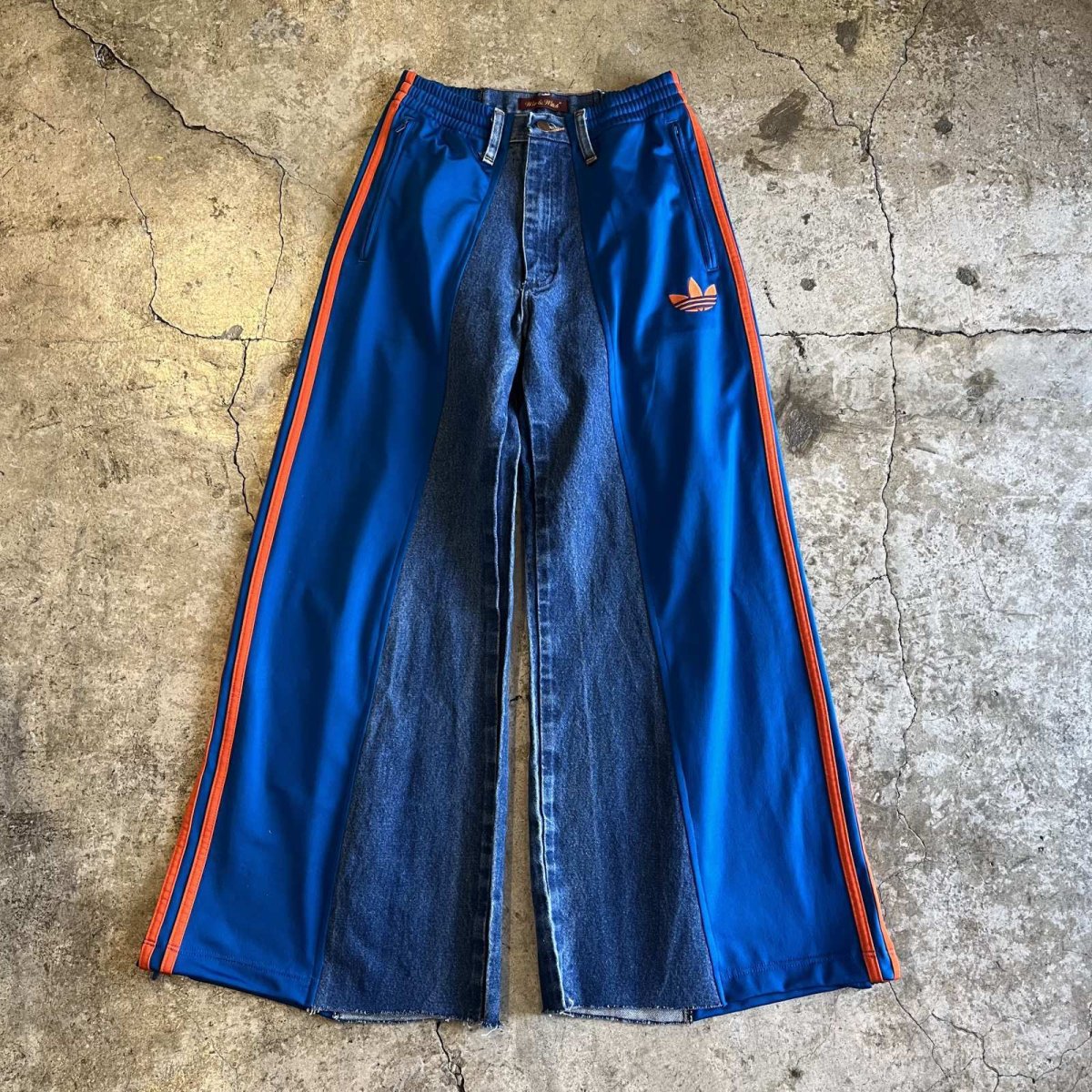 画像1: 【Wiz&Witch】"UNITED" SPORTY DENIM PANTS / OS (1)