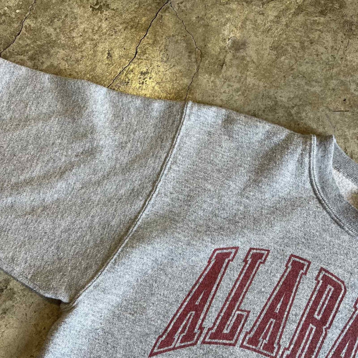 画像10: FRONT "ALABAMA" COLOR LOGO POINT DESIGN L/S SWEAT / Ladies M / MADE IN USA (10)