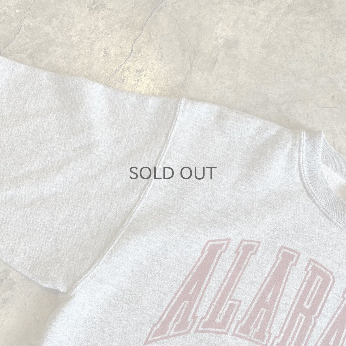 画像10: FRONT "ALABAMA" COLOR LOGO POINT DESIGN L/S SWEAT / Ladies M / MADE IN USA (10)