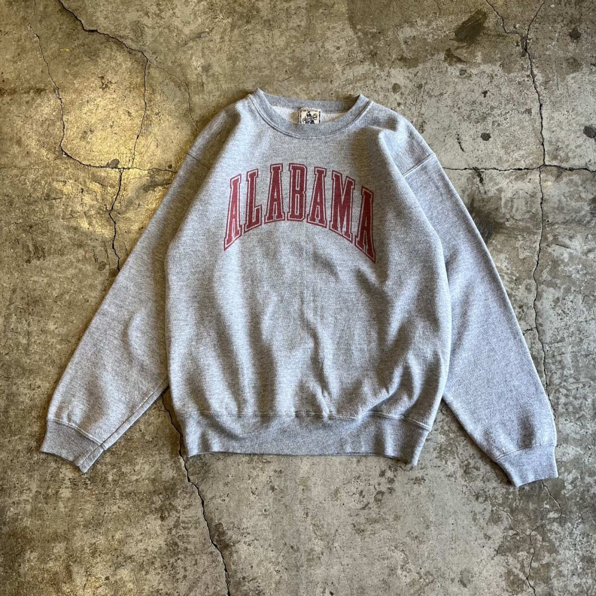 画像1: FRONT "ALABAMA" COLOR LOGO POINT DESIGN L/S SWEAT / Ladies M / MADE IN USA (1)