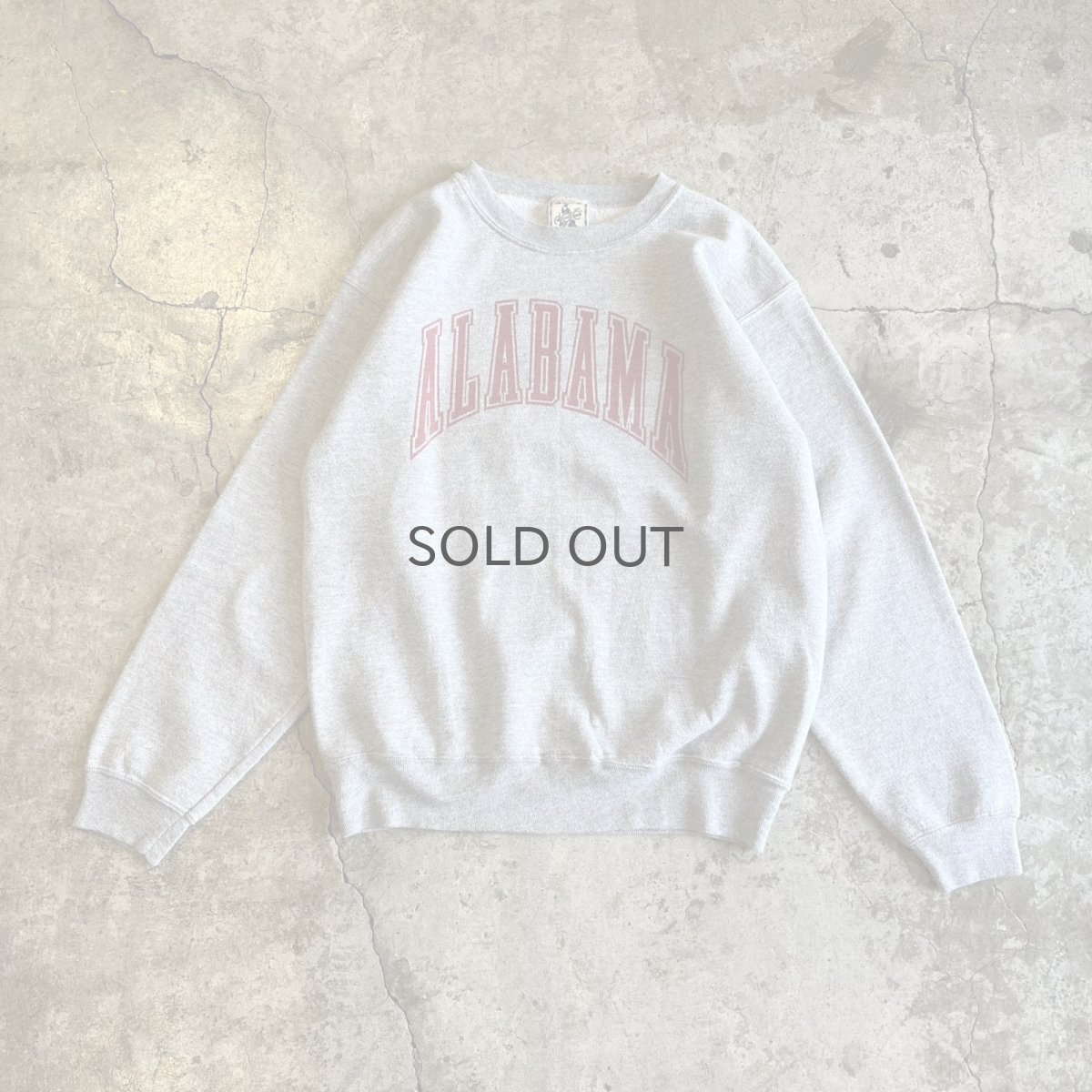 画像1: FRONT "ALABAMA" COLOR LOGO POINT DESIGN L/S SWEAT / Ladies M / MADE IN USA (1)