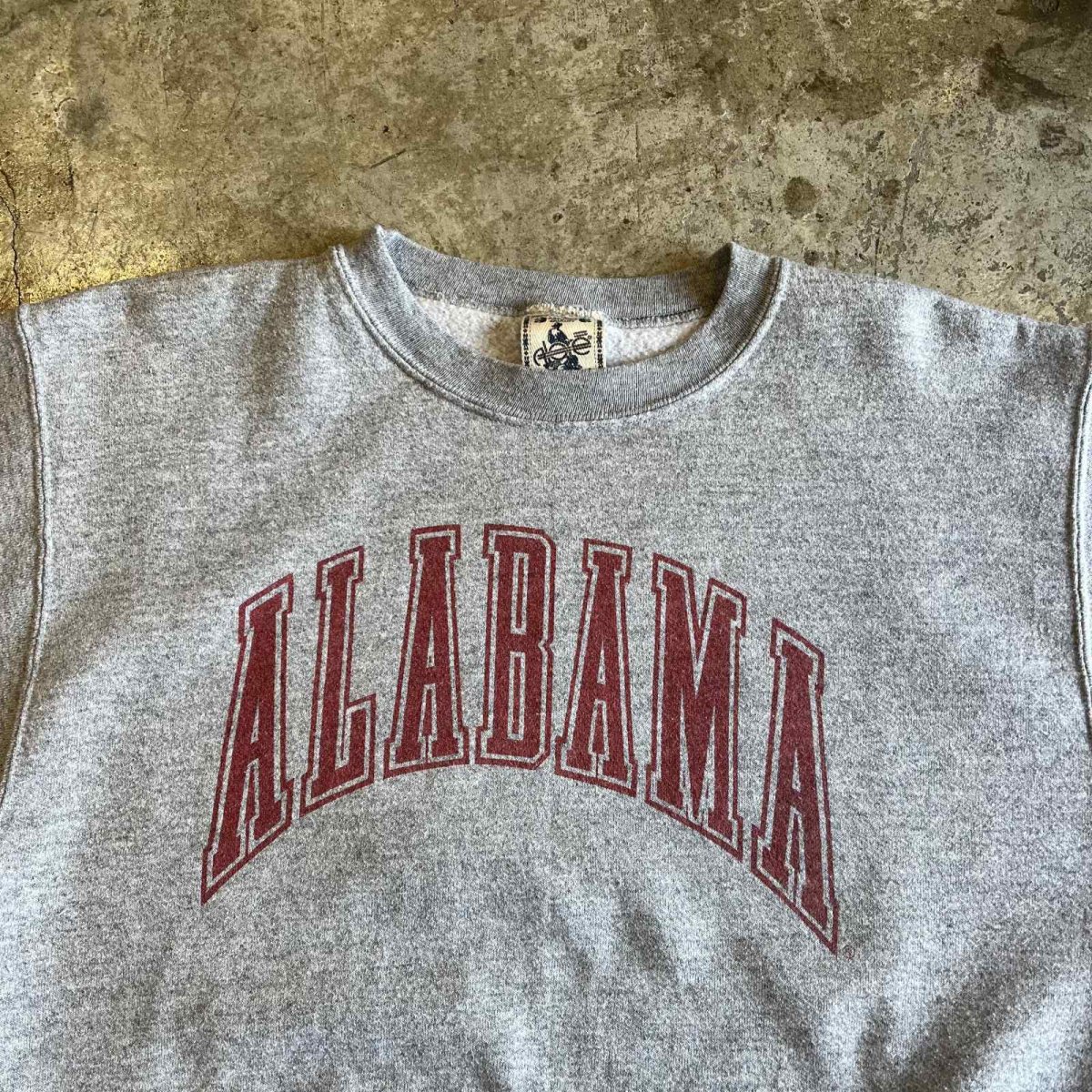 画像8: FRONT "ALABAMA" COLOR LOGO POINT DESIGN L/S SWEAT / Ladies M / MADE IN USA (8)