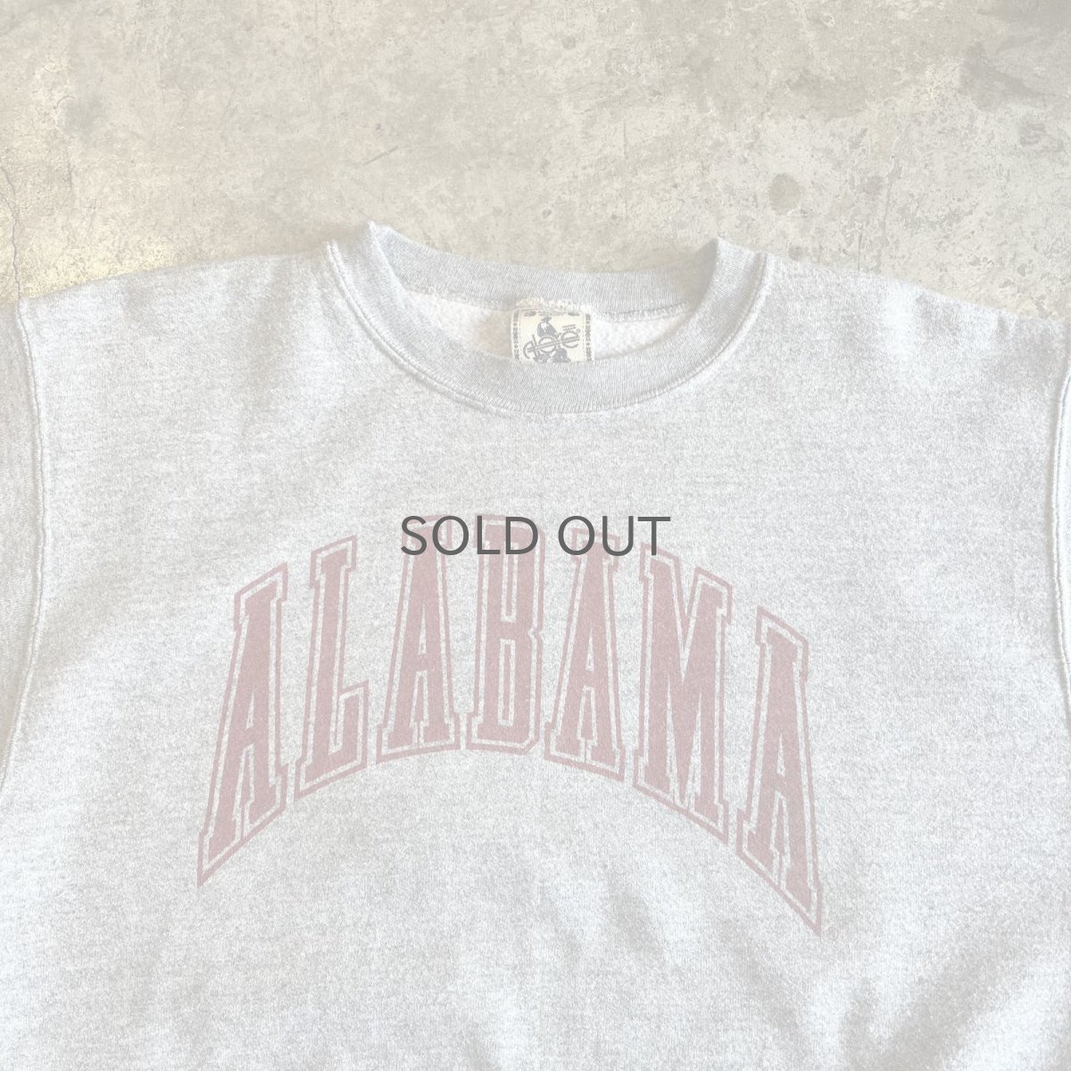 画像8: FRONT "ALABAMA" COLOR LOGO POINT DESIGN L/S SWEAT / Ladies M / MADE IN USA (8)