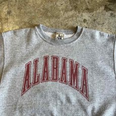 画像8: FRONT "ALABAMA" COLOR LOGO POINT DESIGN L/S SWEAT / Ladies M / MADE IN USA (8)