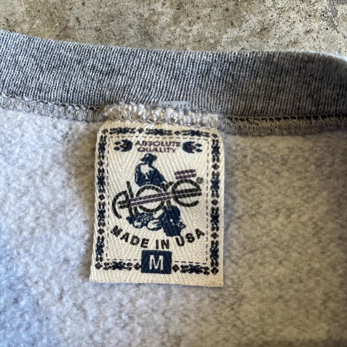 画像11: FRONT "ALABAMA" COLOR LOGO POINT DESIGN L/S SWEAT / Ladies M / MADE IN USA (11)