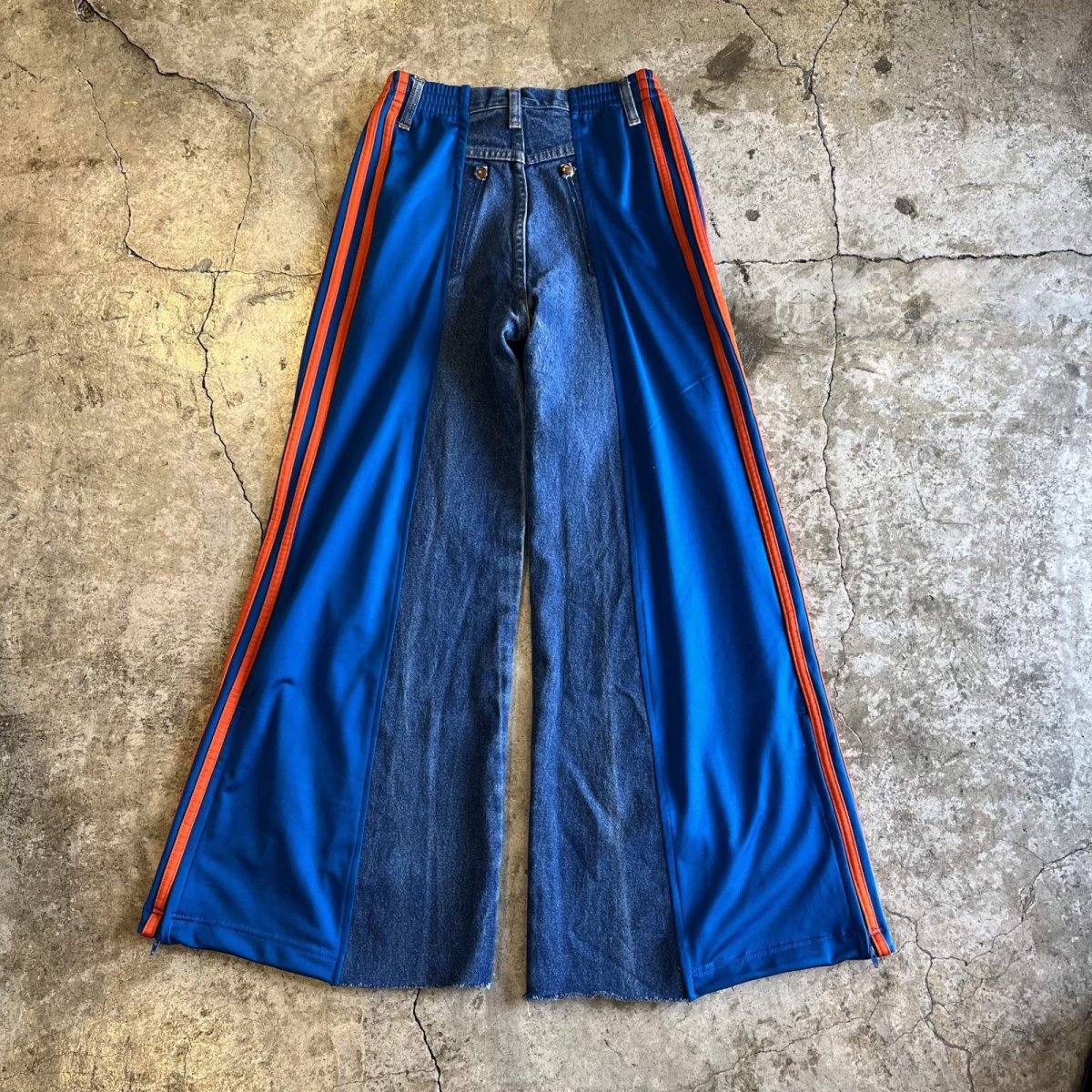 画像2: 【Wiz&Witch】"UNITED" SPORTY DENIM PANTS / OS (2)