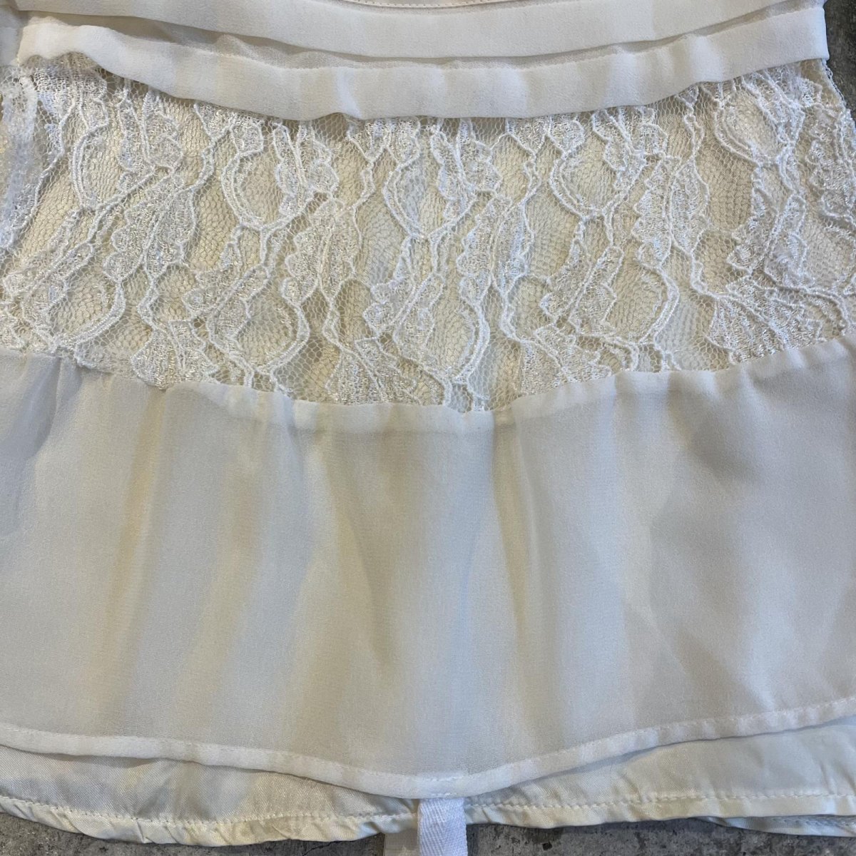 画像6: 【Wiz&Witch】"WANDERER" VTG LACE MIX WRAP SKIRT / FREE (6)